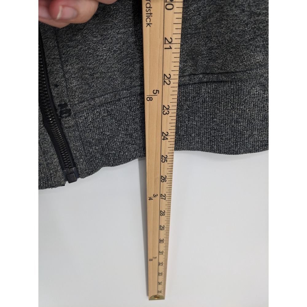 Lululemon Jacket Womens 6 Gray Full Zip Scuba Hoodie‎ Athleisure Active Casual - Picture 12 of 12